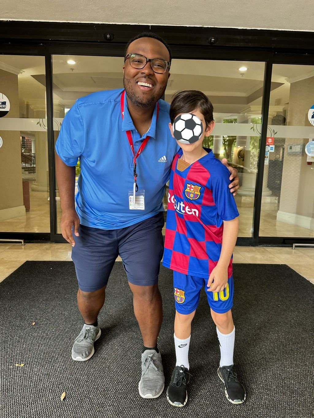 My former hooper loves soccer too! 