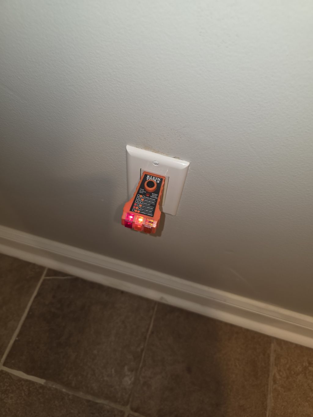 Electrical Outlets Tested to determine if Wiring i