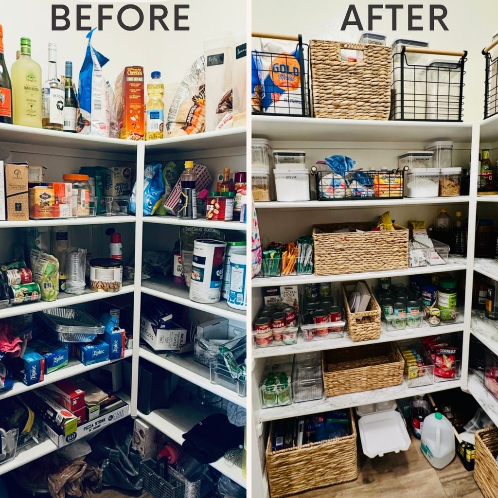 Before & After Pantry