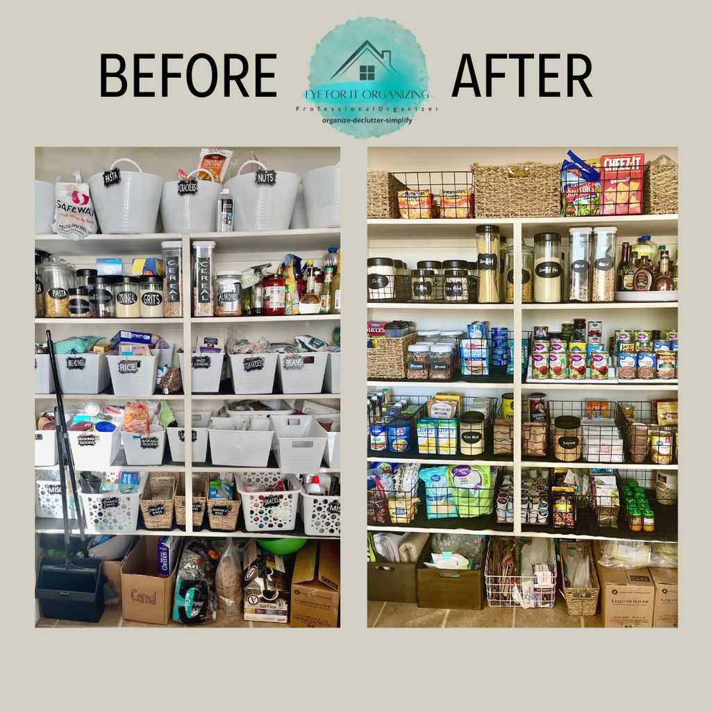 Befor & After Pantry