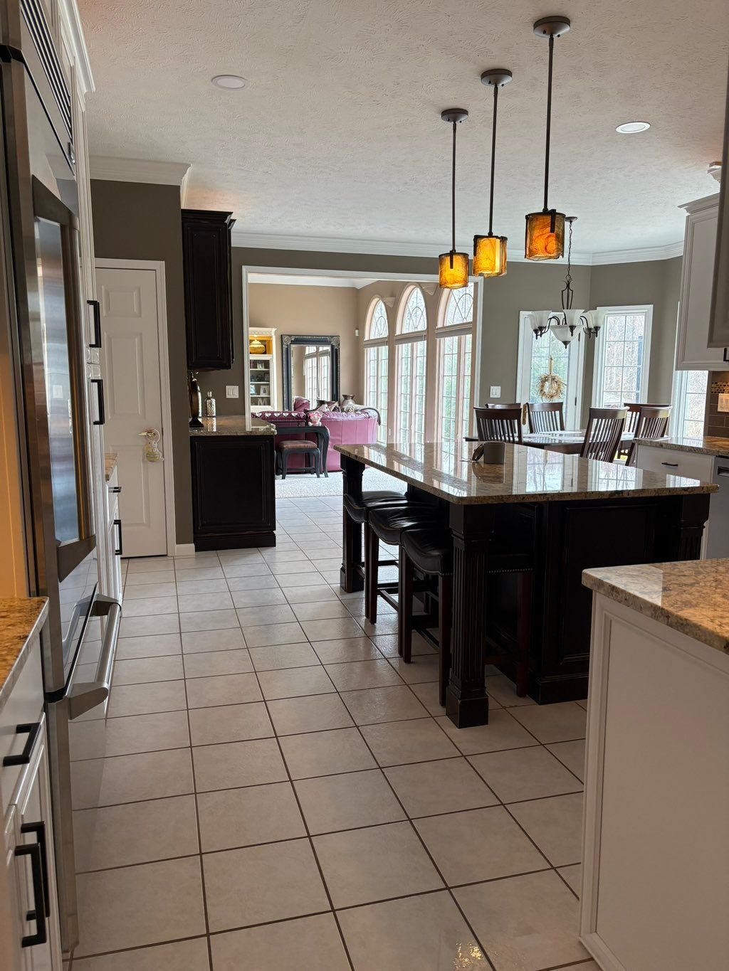 cleaned kitchen 