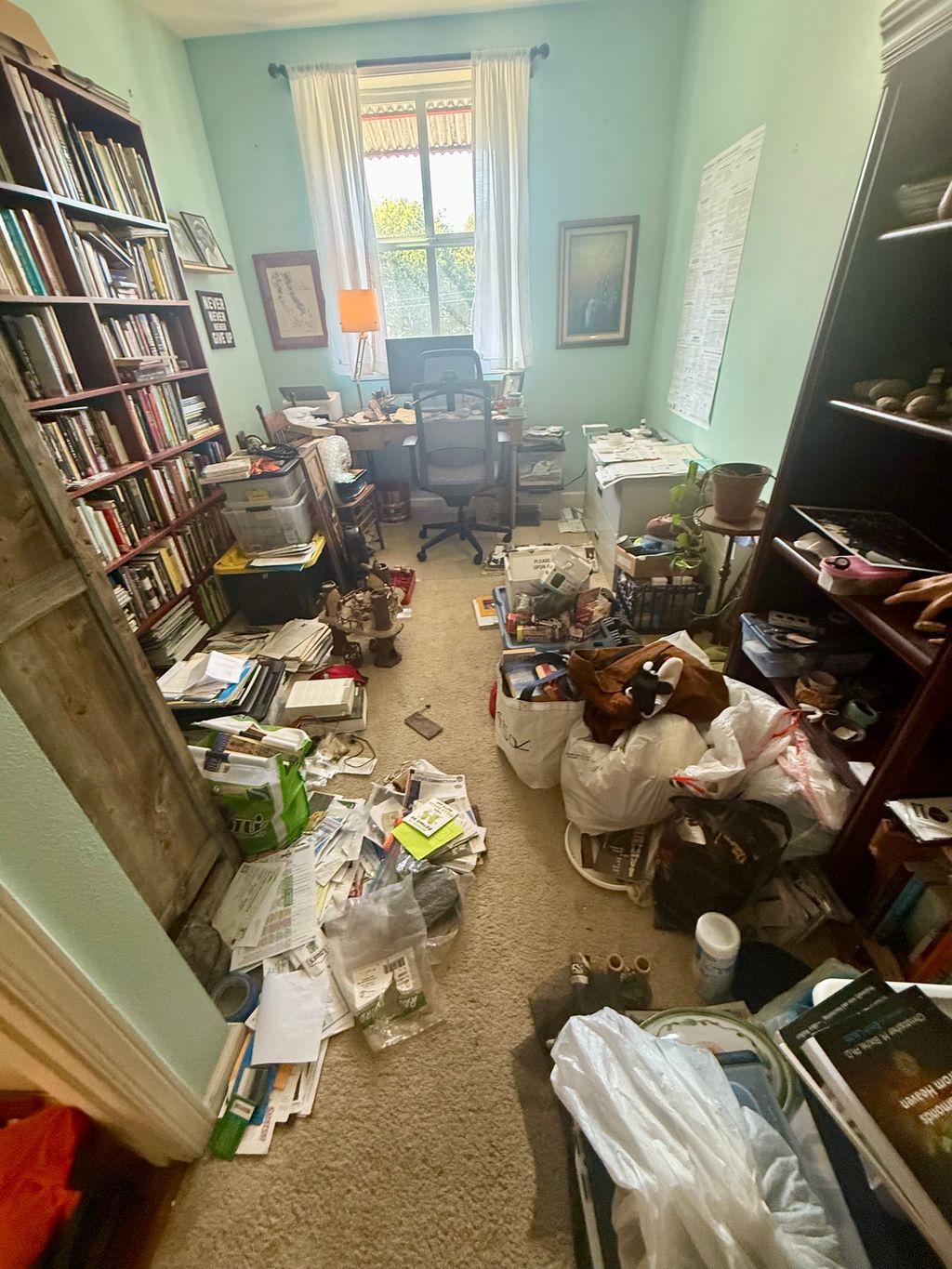 Evan's Office, Before
