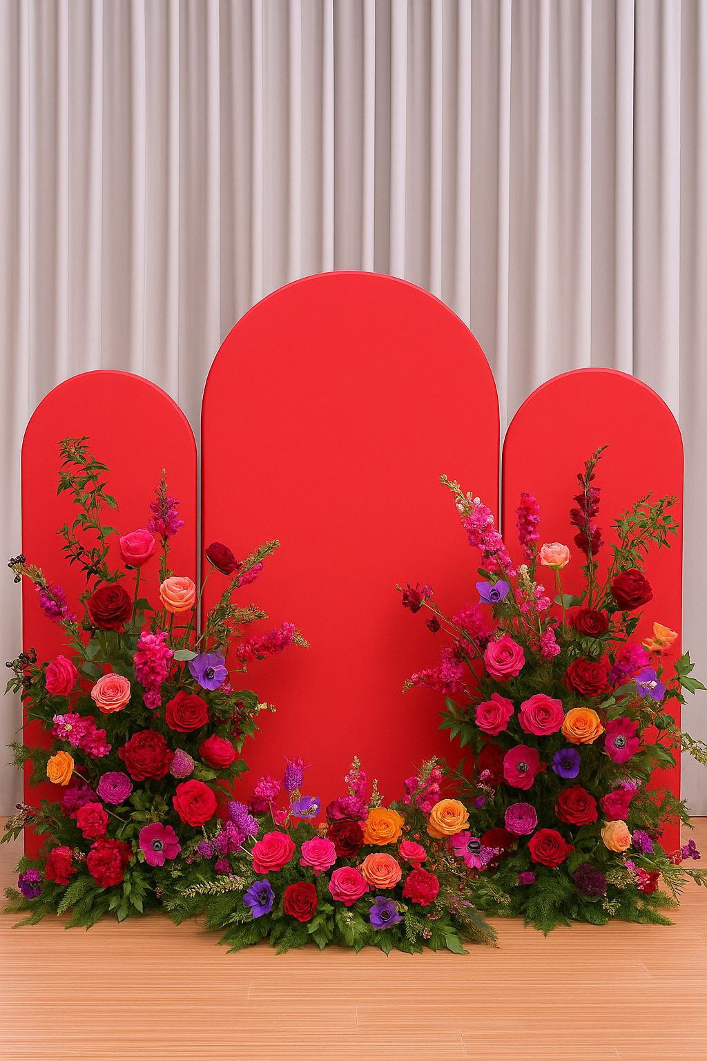 Red Chiara Wall Set
