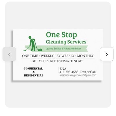 Avatar for One Stop Cleaning Services