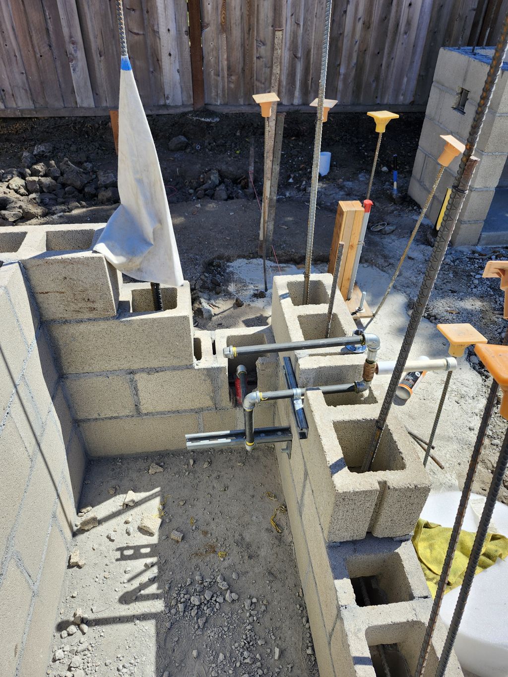 gas line for outdoor fireplace