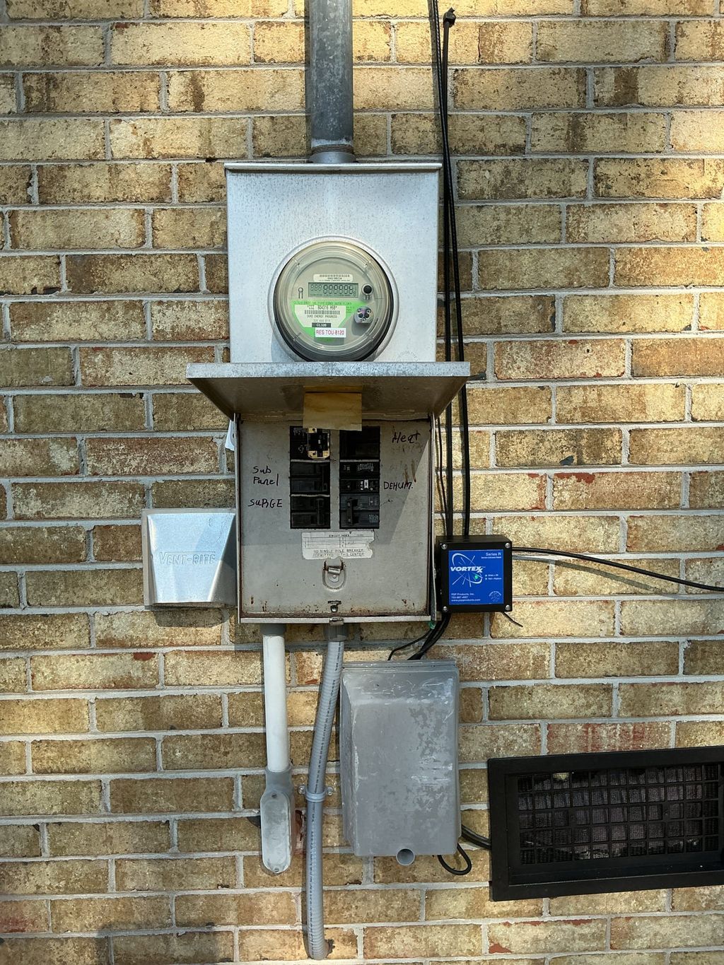 Installed a full-panel surge protection device to 