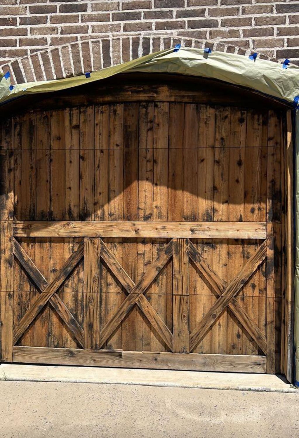 care with your Garage Gate Treated with Protective