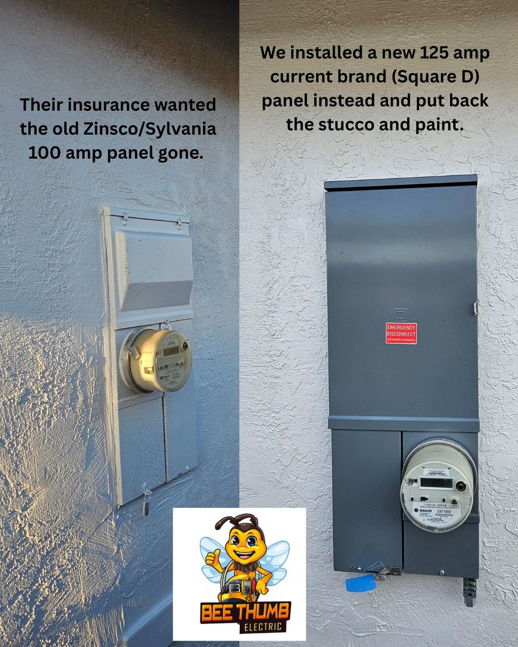 Bee Thumb Electric electrical panel replacements a