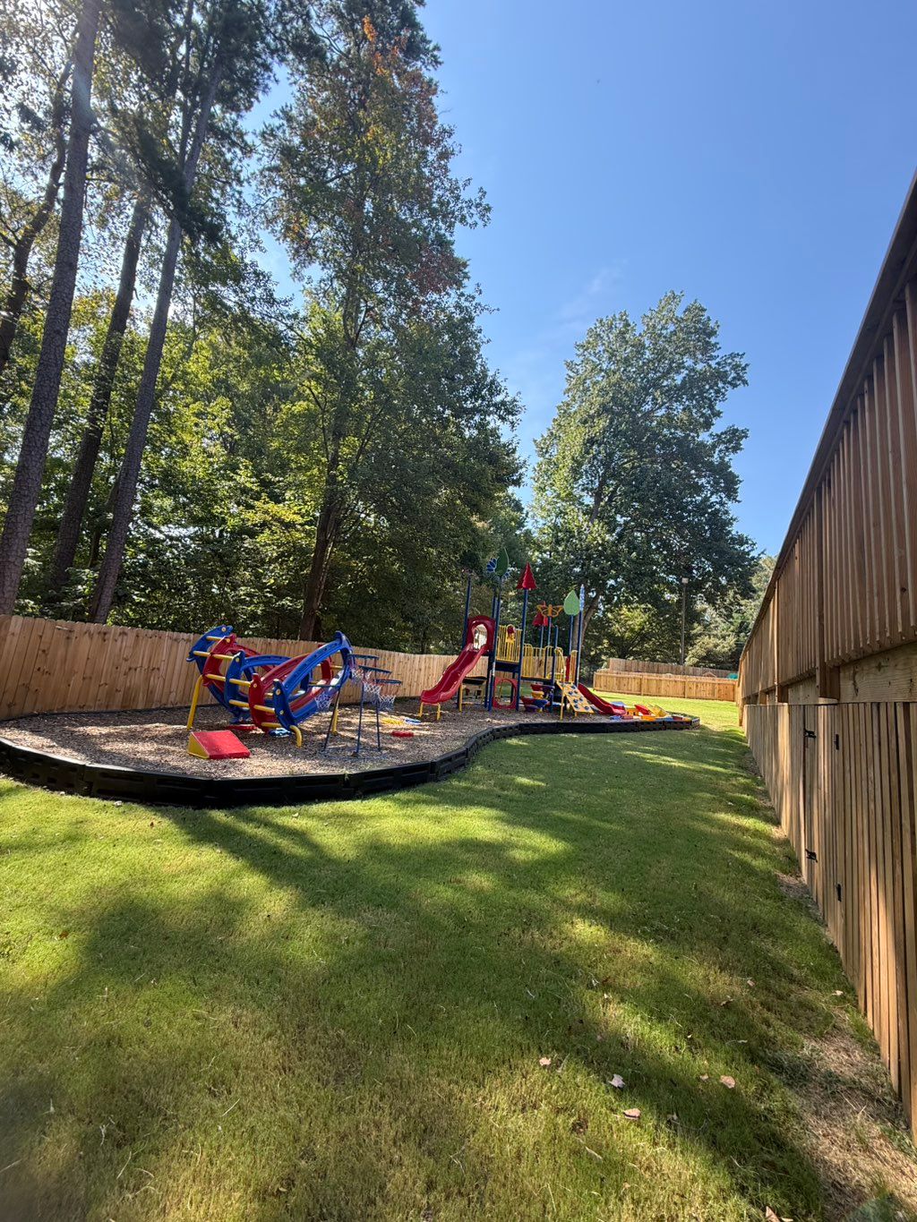 Playground lawn maintenance 