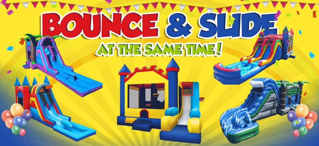 Bounce House with Slides!