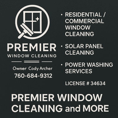 Avatar for PREMIER WINDOW CLEANING AND MORE