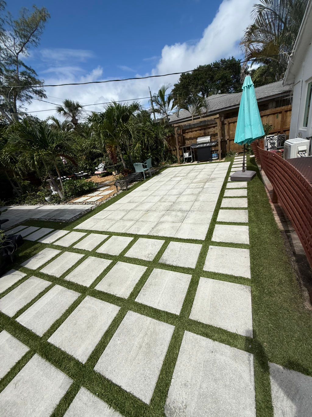 After pressure cleaning 