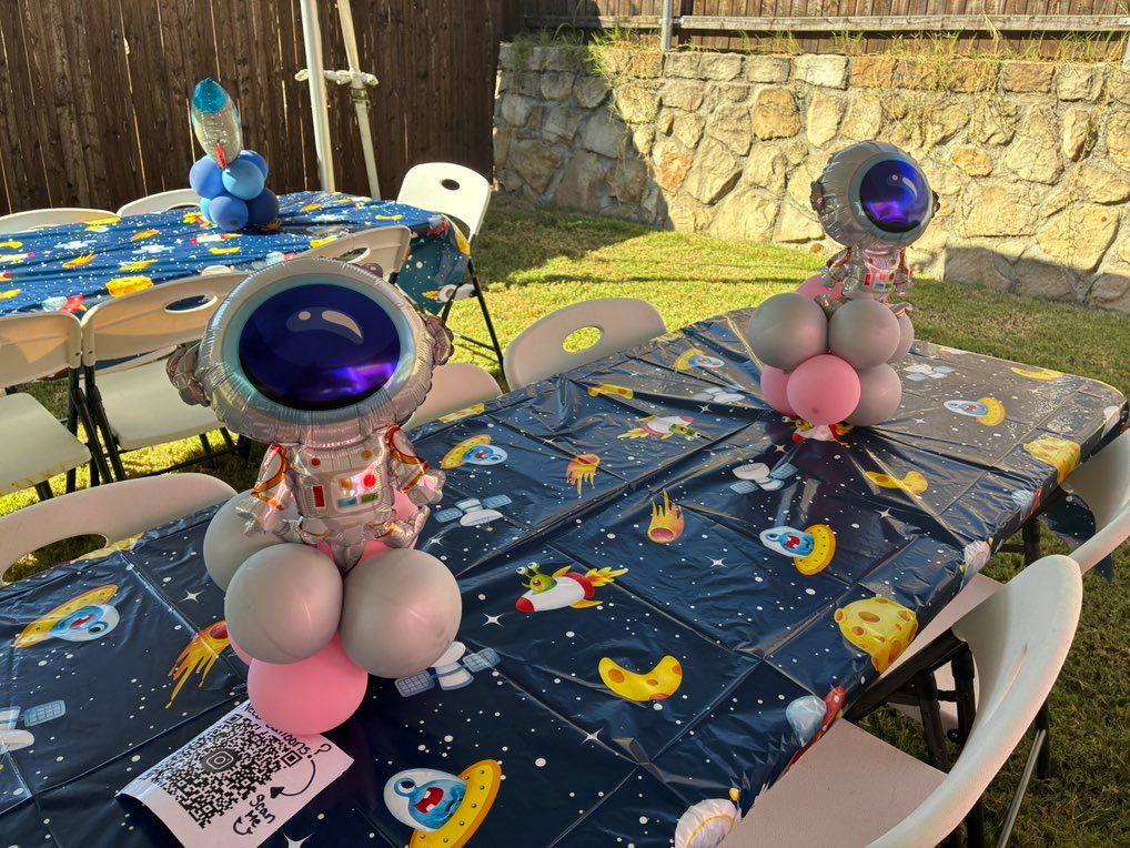 Space theme kids party!