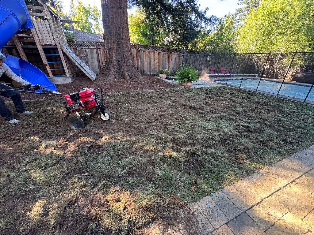 Preparing the land for new Sod