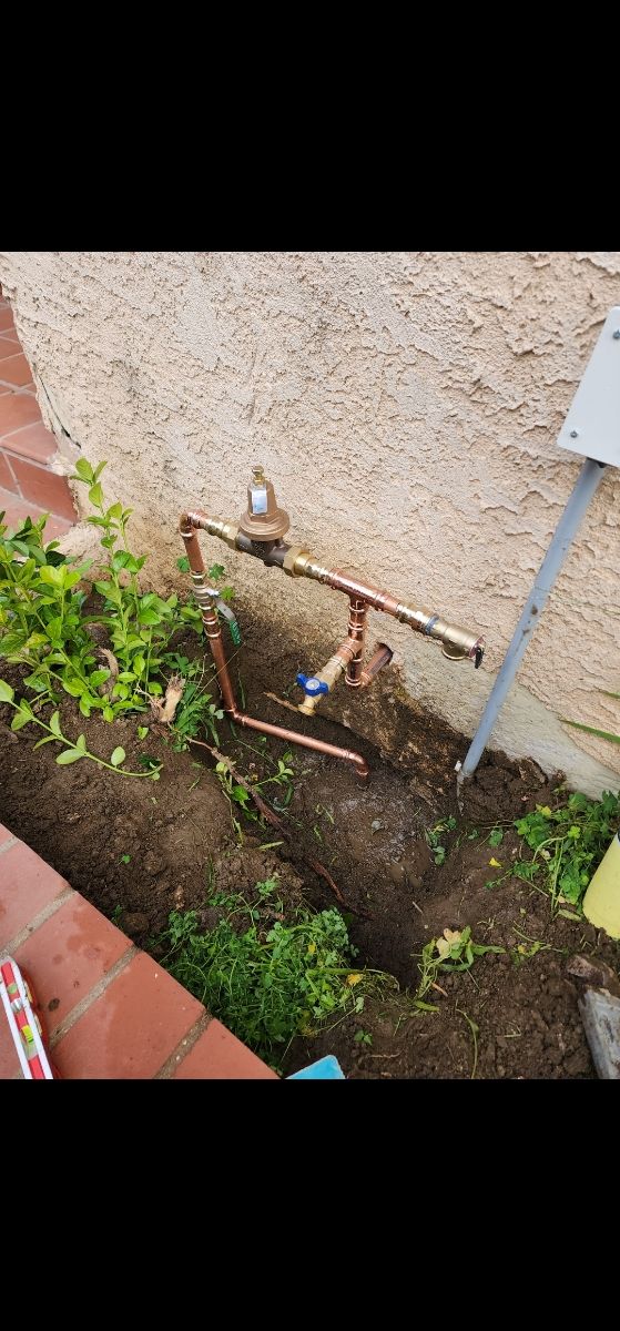 #2 After: Freshly installed copper plumbing with a