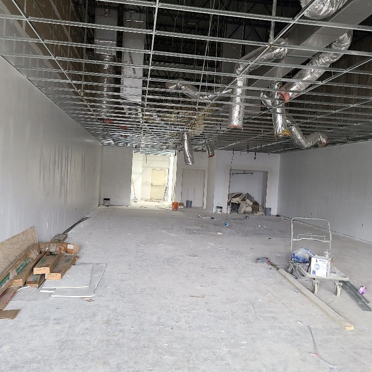 commercial build out  back to a white space from a