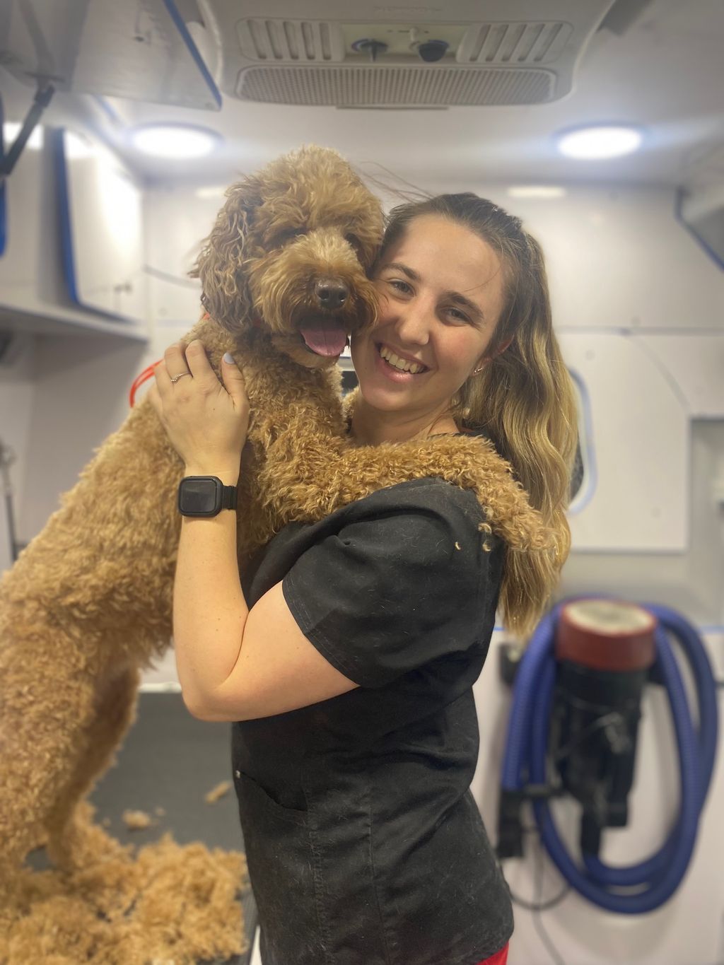 grooming hugs