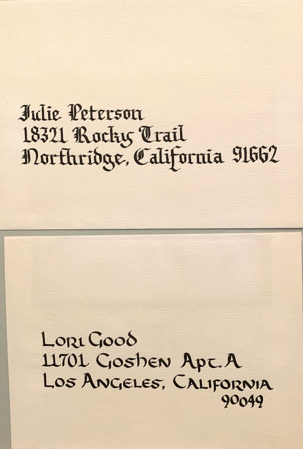 2 more styles of Calligraphy to choose from