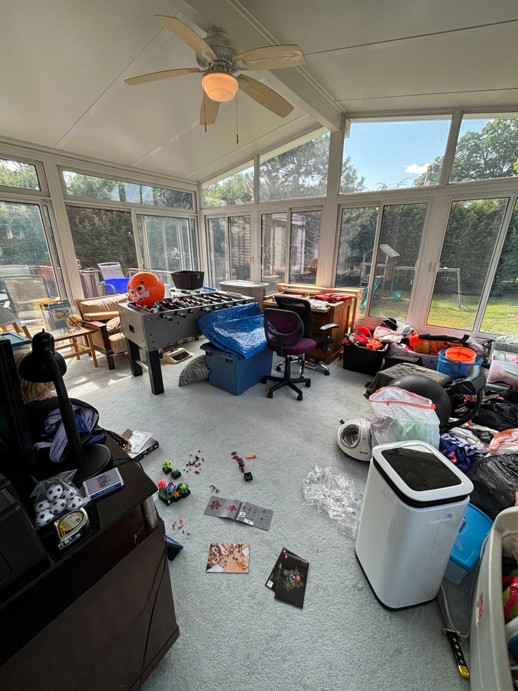Client sunroom - Before