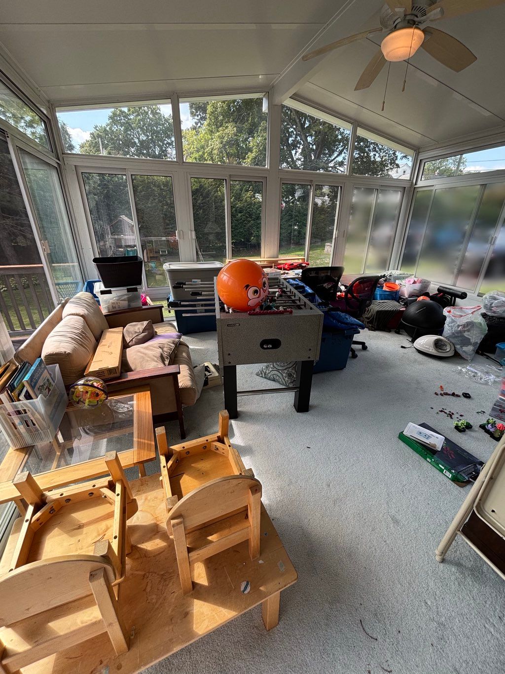 Client sunroom - Before