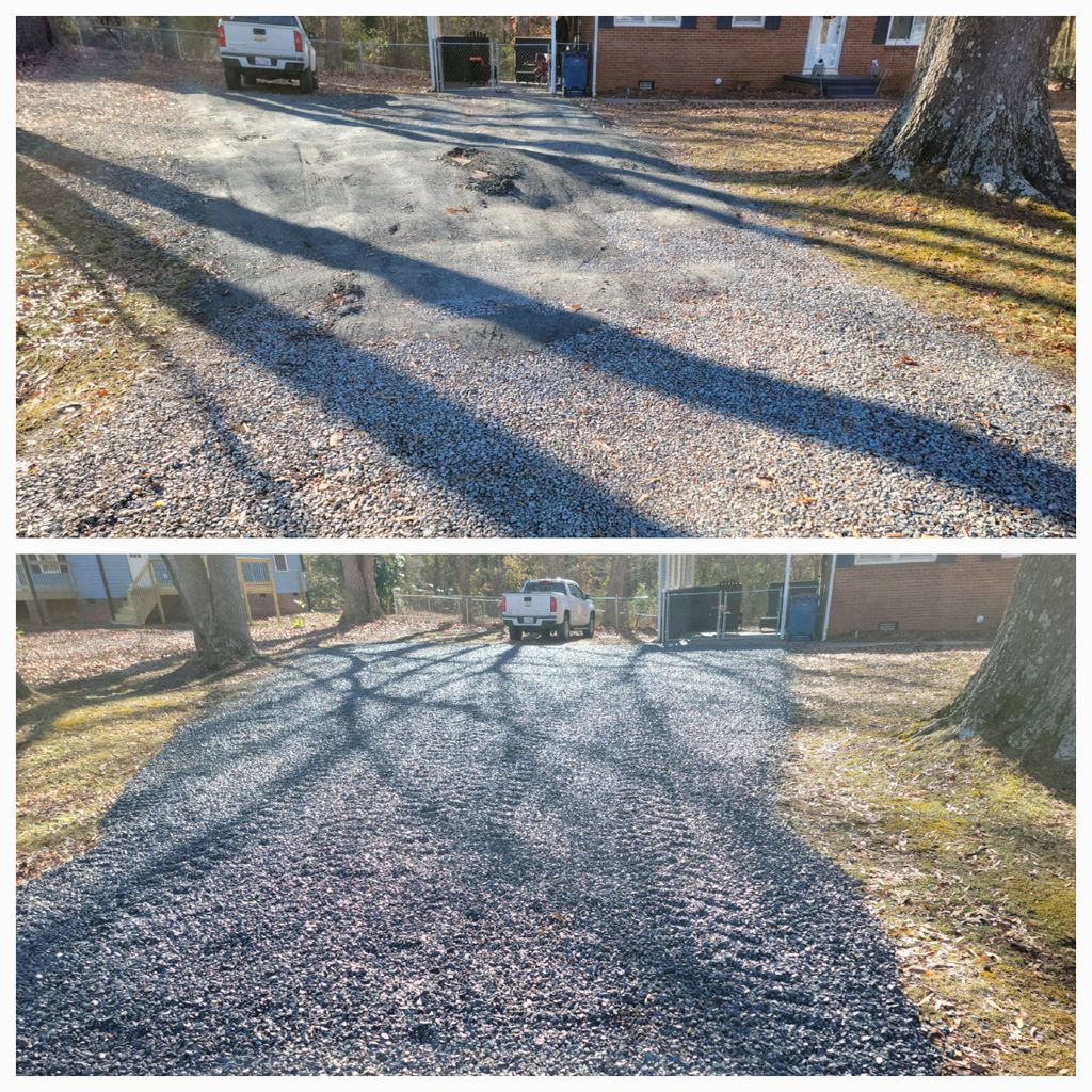 Hired to repair another companies botched driveway