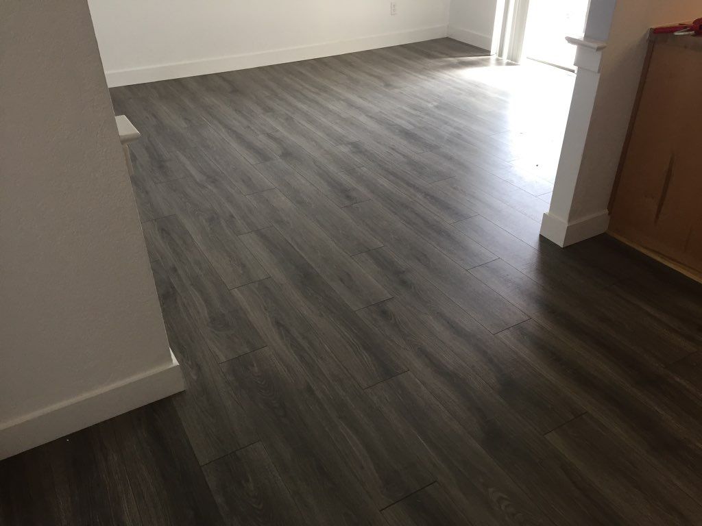 New flooring & baseboard