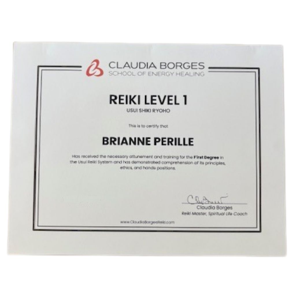 Reiki Level 1 Certification 