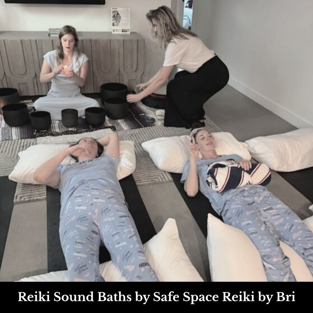 Reiki Sound Bath for a bridal party of 5