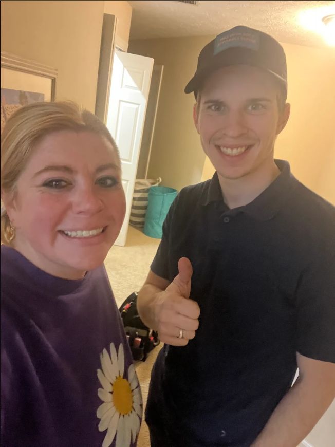 "This was such a lovely experience. He came with k