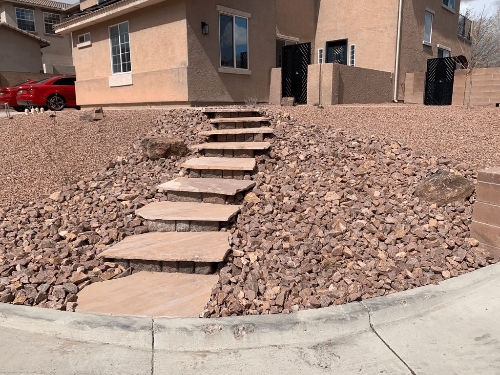 Paver Stairs