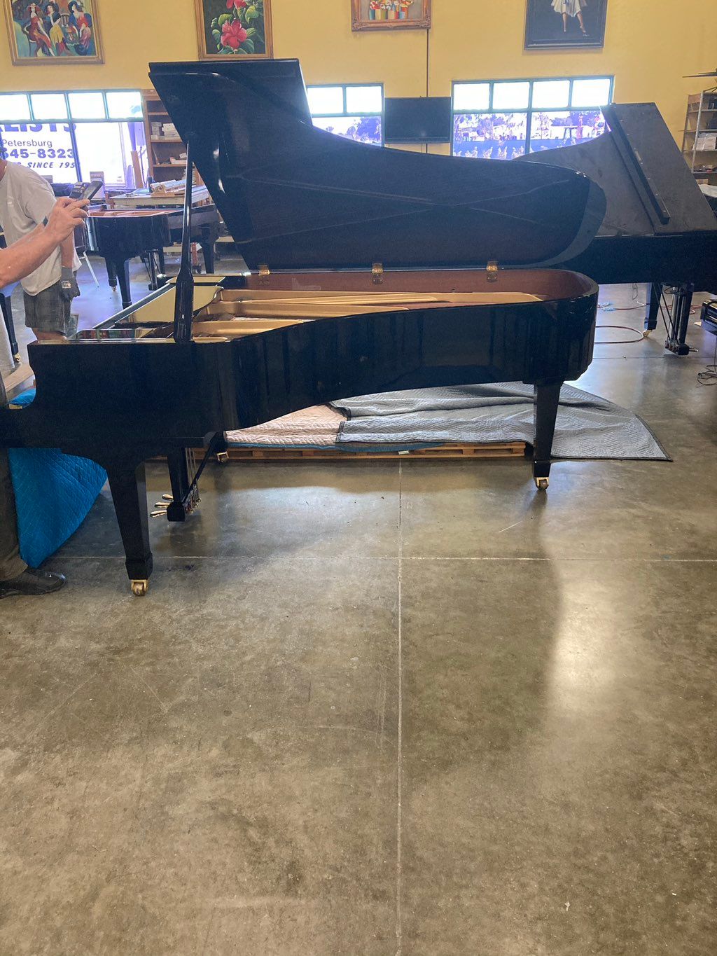 7” Yamaha we picked up from a piano dealer on the 