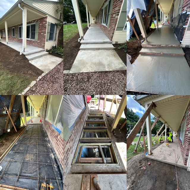 Structural Concrete Porch Rebuild