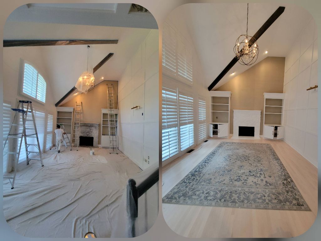 wall and cabinet painting✌️