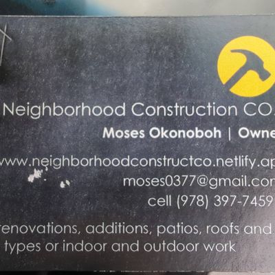 Avatar for neighborhood construction