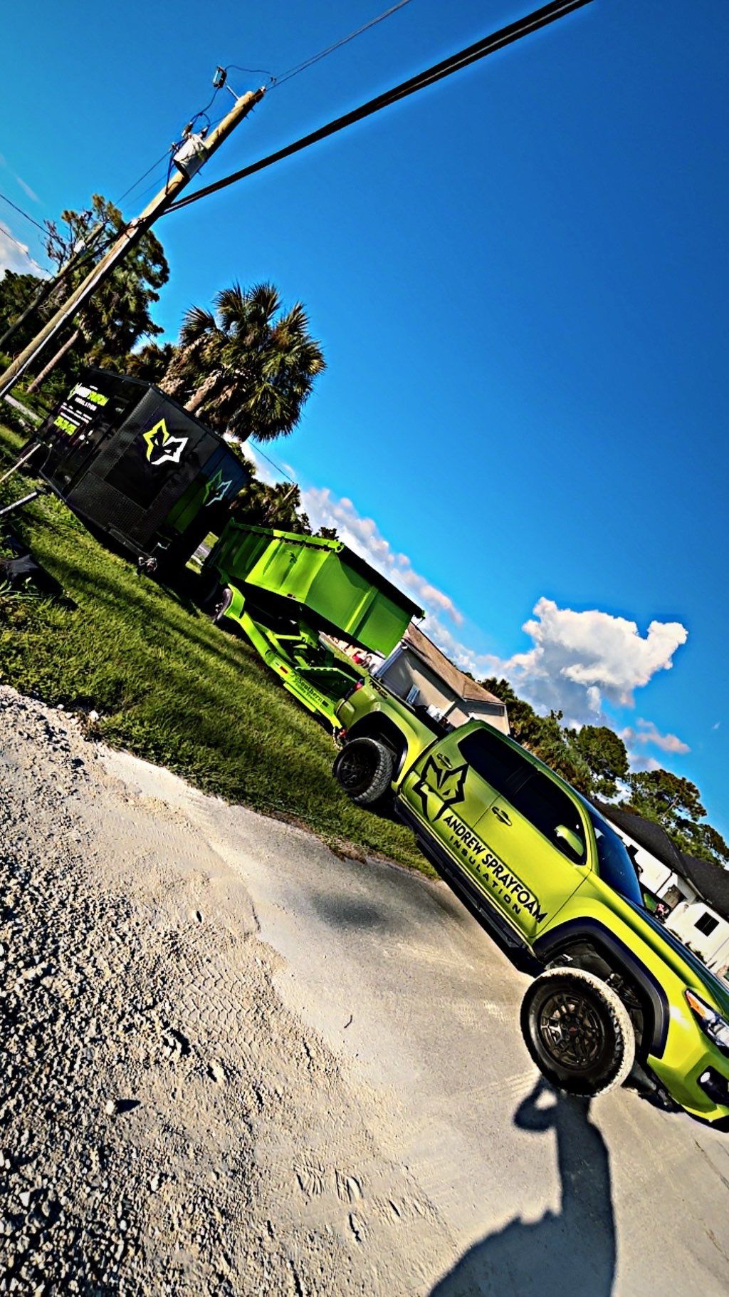 Provided dump trailer for any hazardous insulation