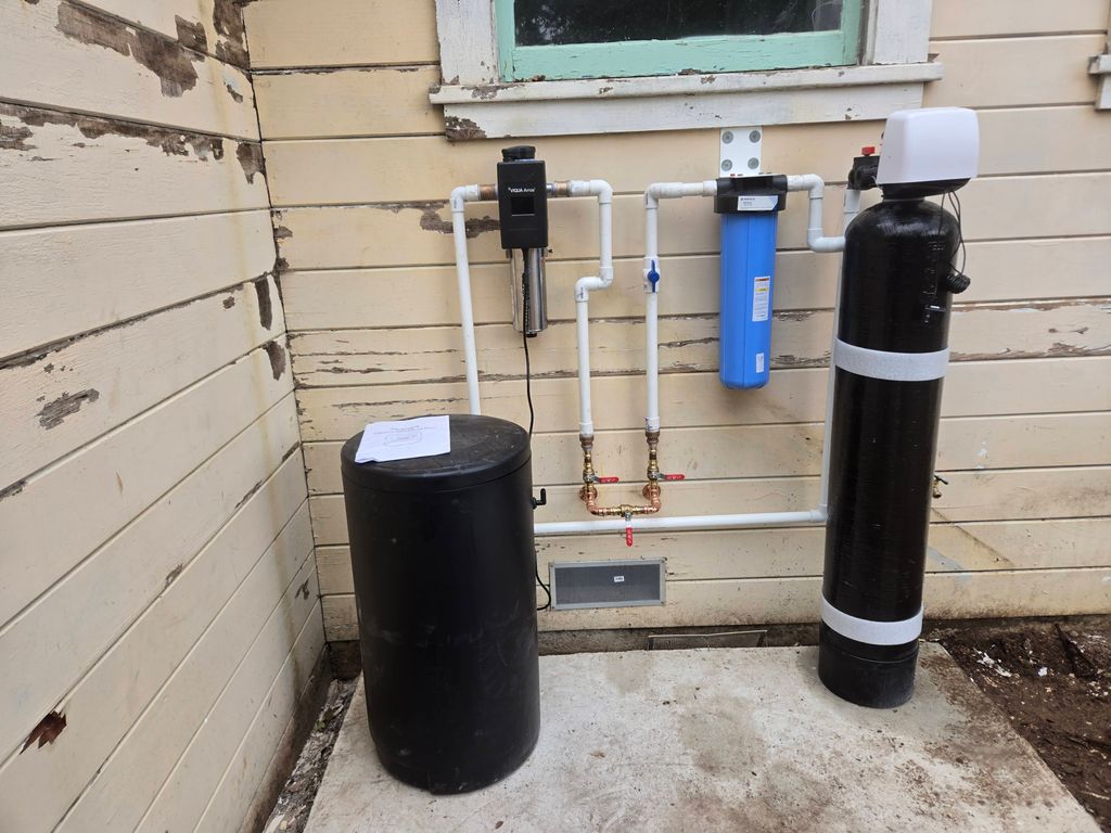 salt based water softner system for well