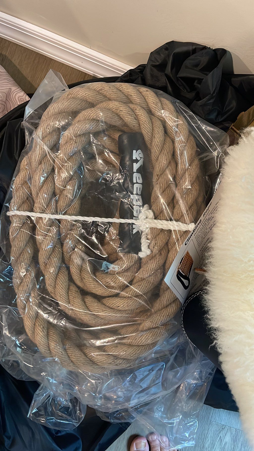 climbing rope for climb training