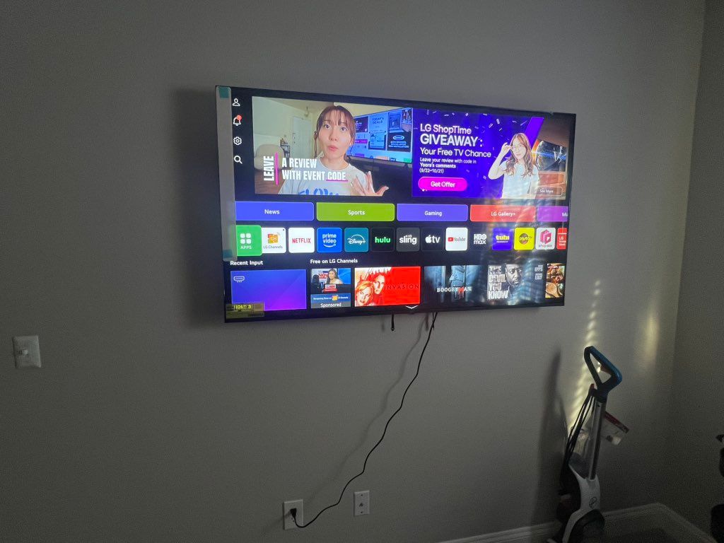 Tv installed 