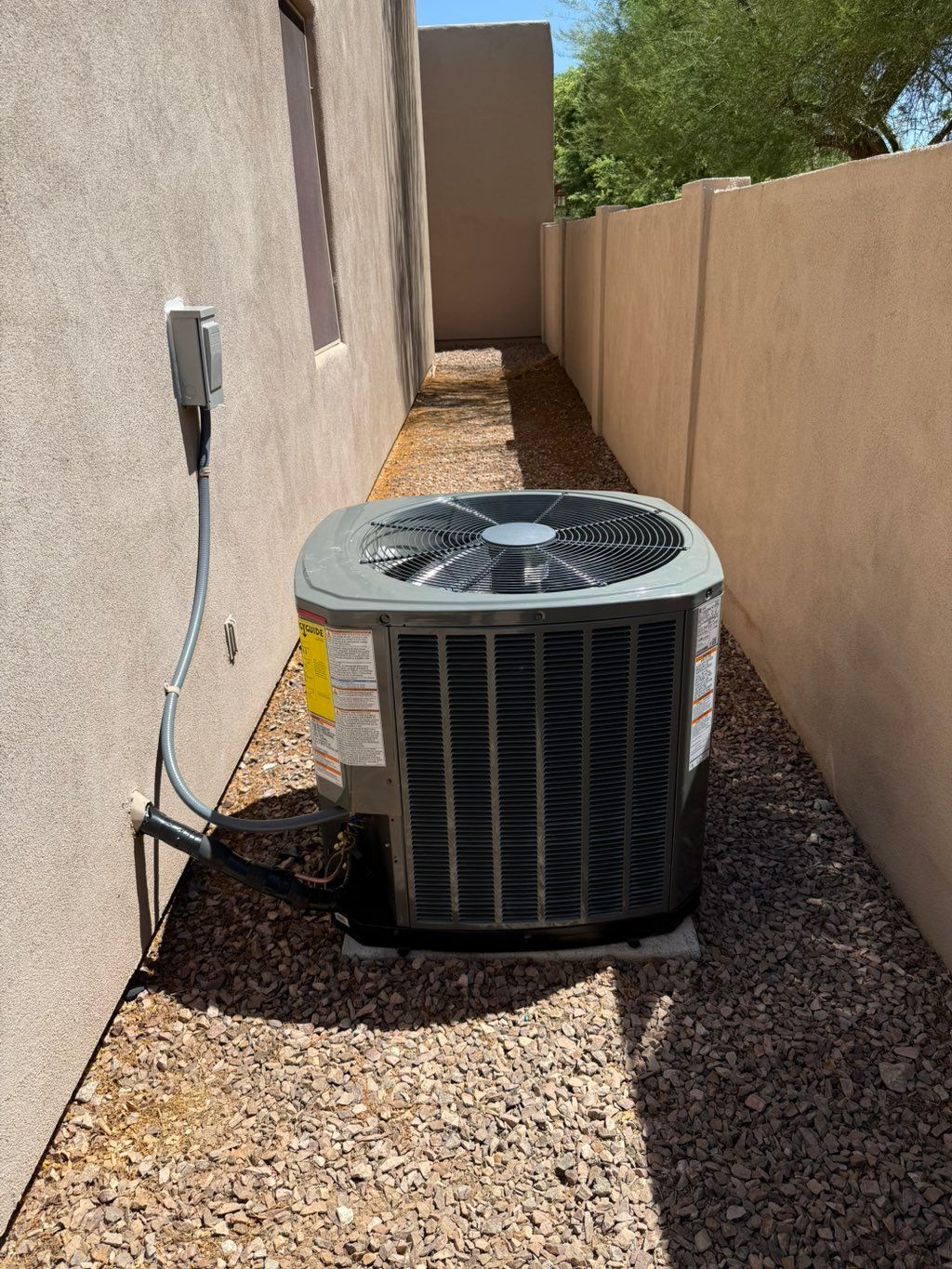 New Trane 15 Seer2 Unit.