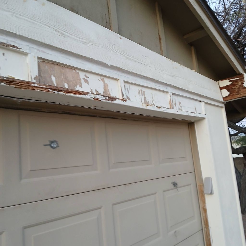 garage before painting