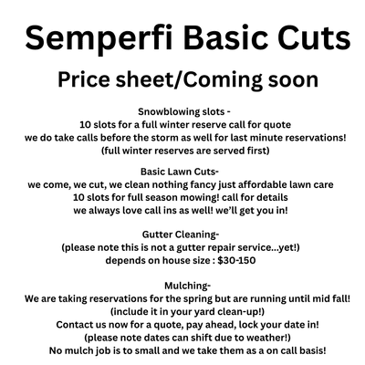 Avatar for Semper Fi Basic Cut