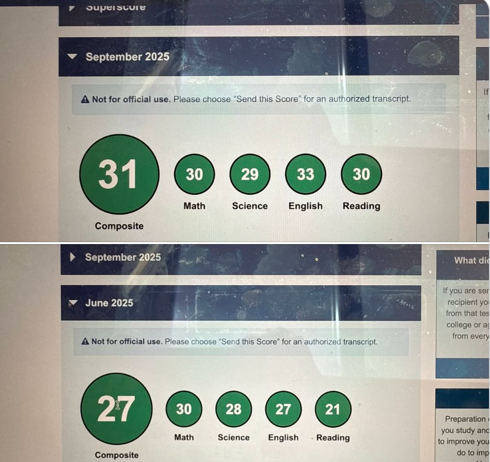 Student came in June, after 8 sessions jumped to 3