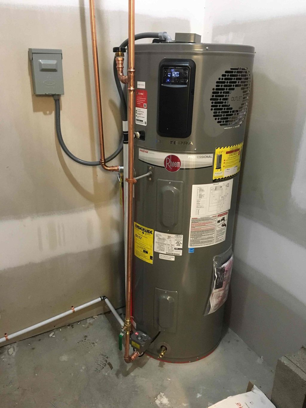 Hybrid Water Heater Install