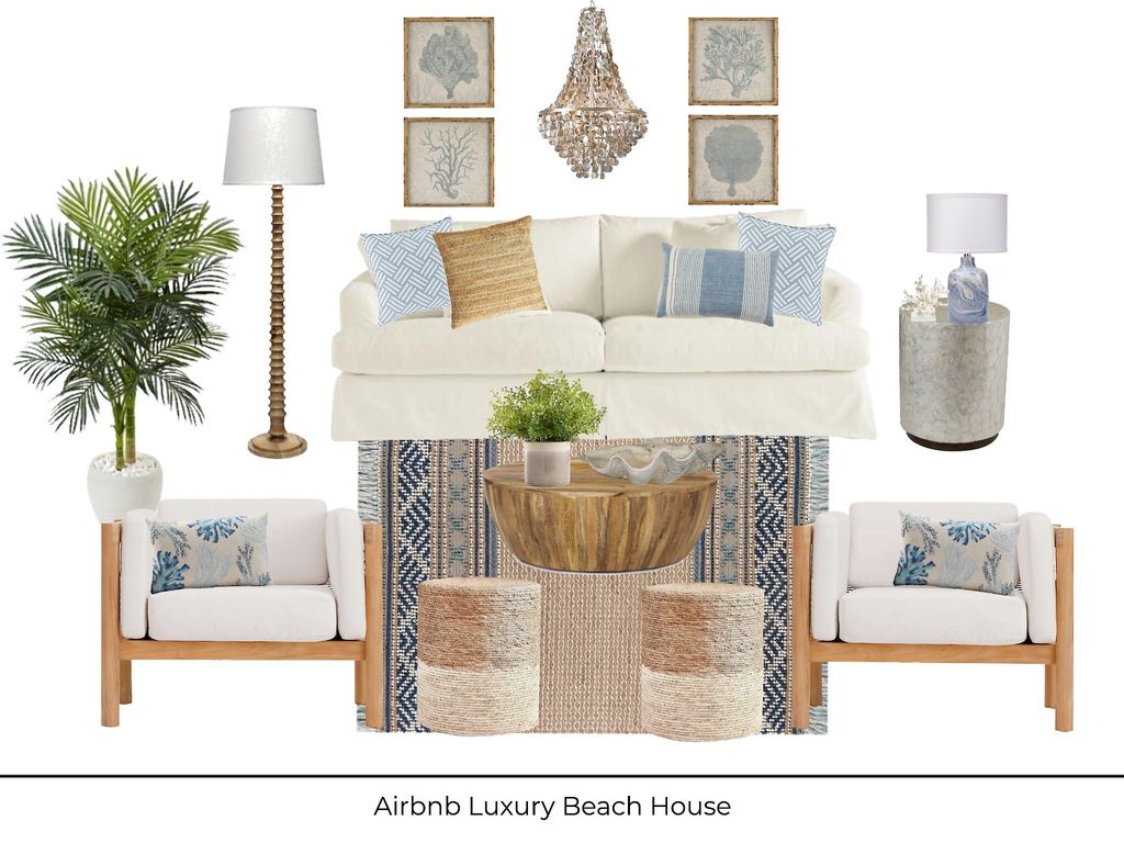 Luxury Vacation Rental Living Room