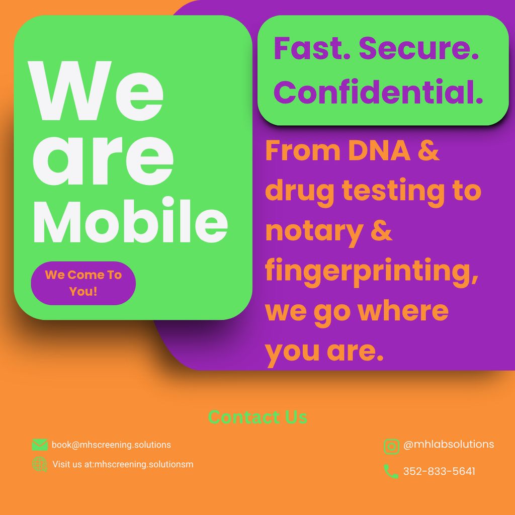 All services are avaiable same day 