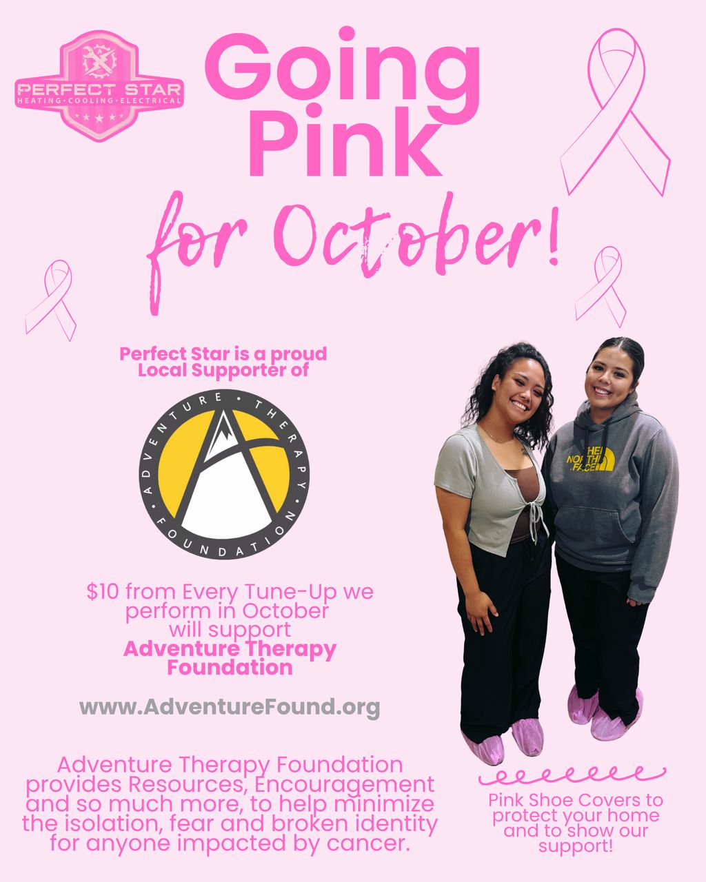 Going Pink for October! $10 from every HVAC tune u