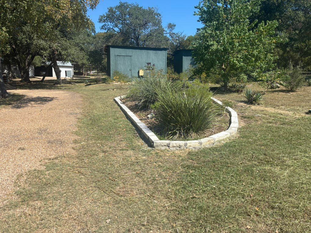 Completed Job: Flower Bed Design w/ Stone Border