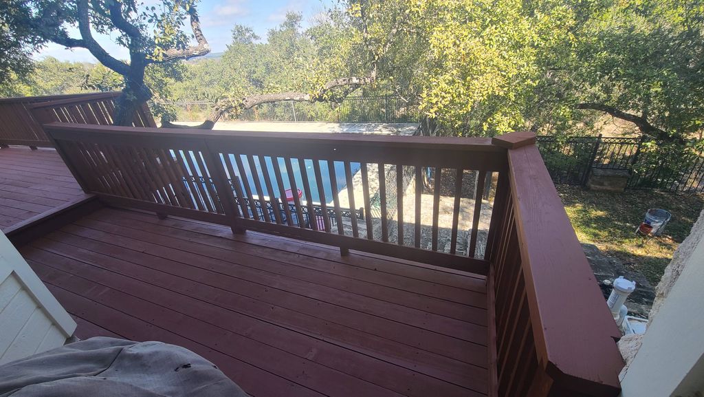 Deck Stain finished