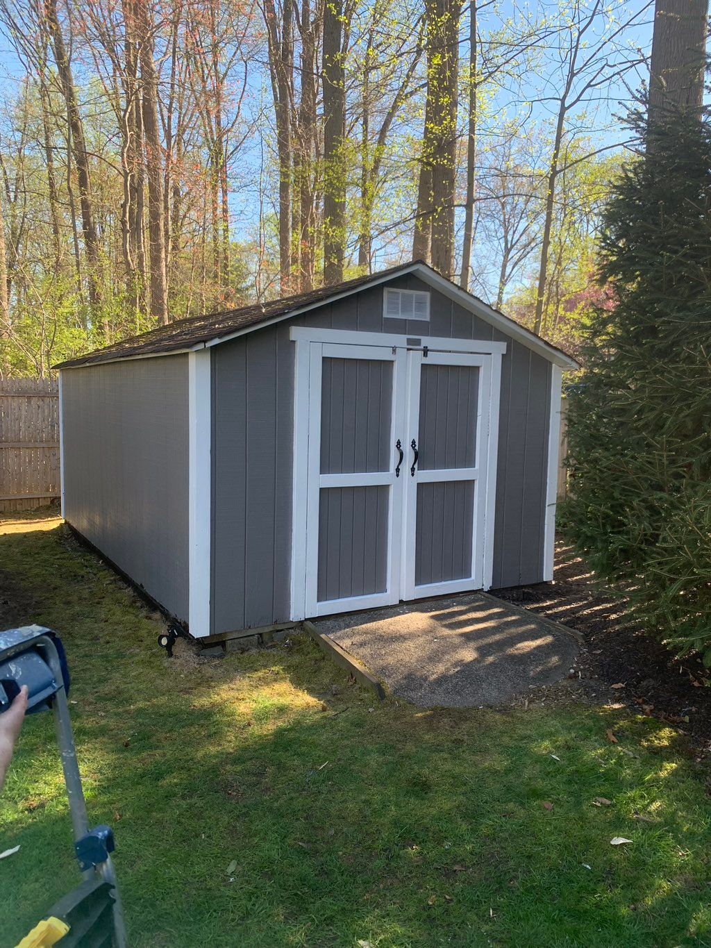 After photo. Custom doors and completely painted. 