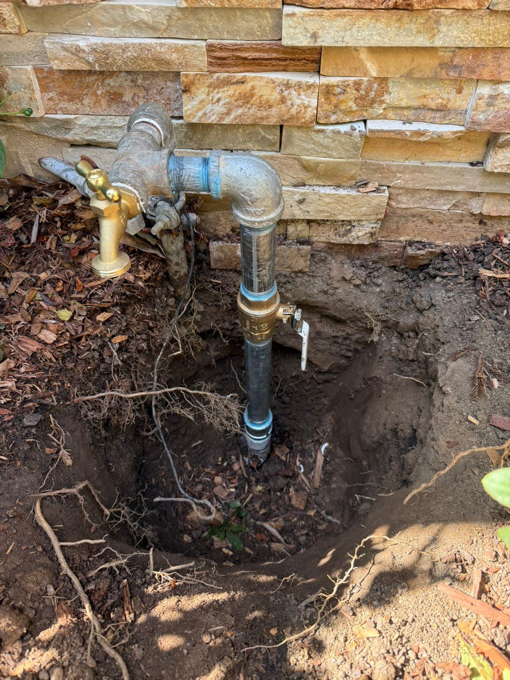 New Riser for Galvanized water line